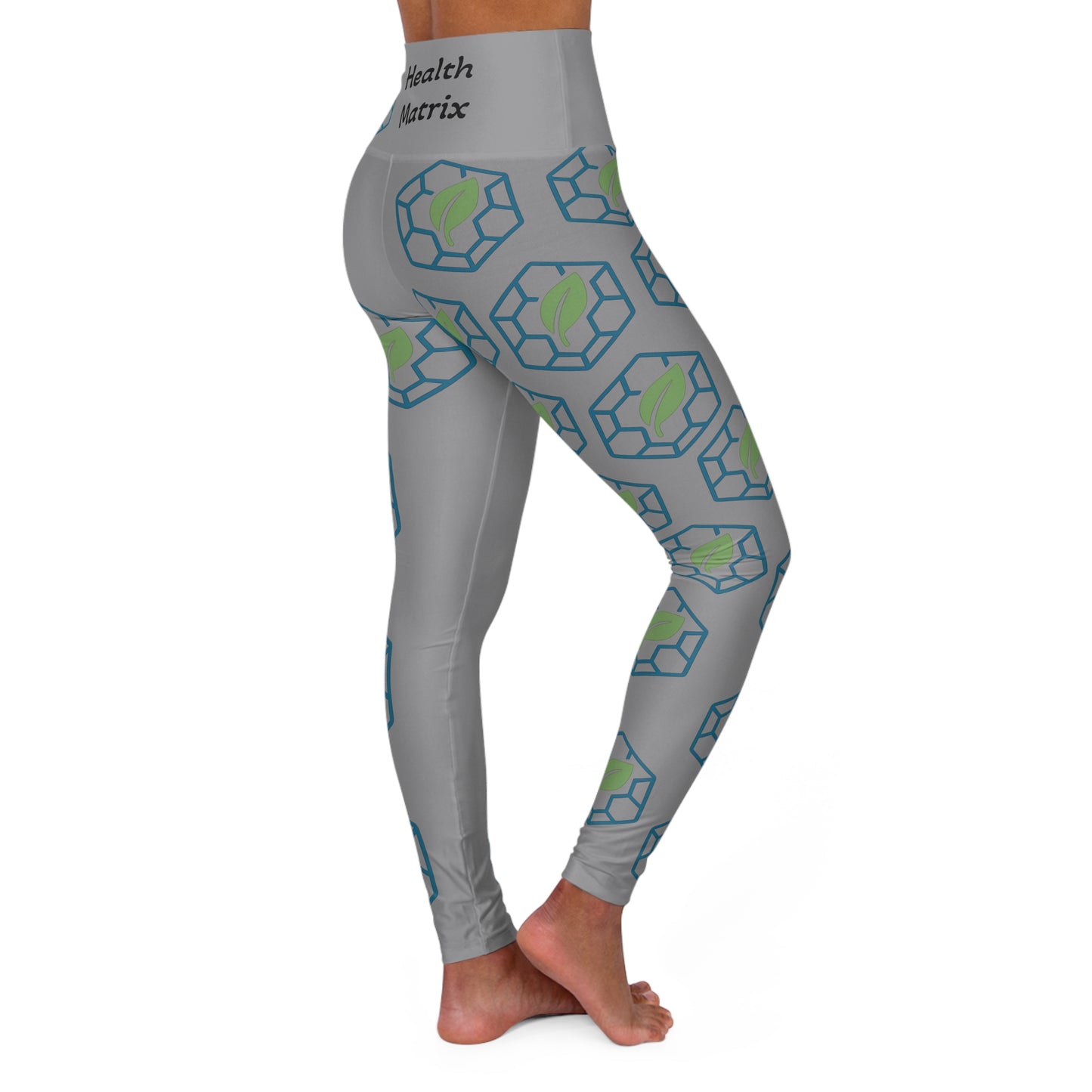 Matrix Health High Waisted Yoga Leggings (AOP)