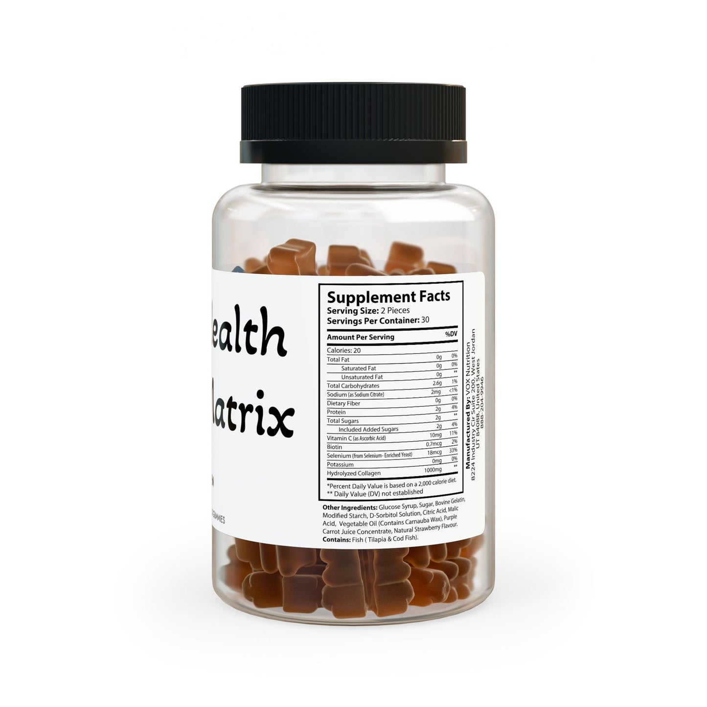 Matrix Health Collagen Gummies (60 Gummies)
