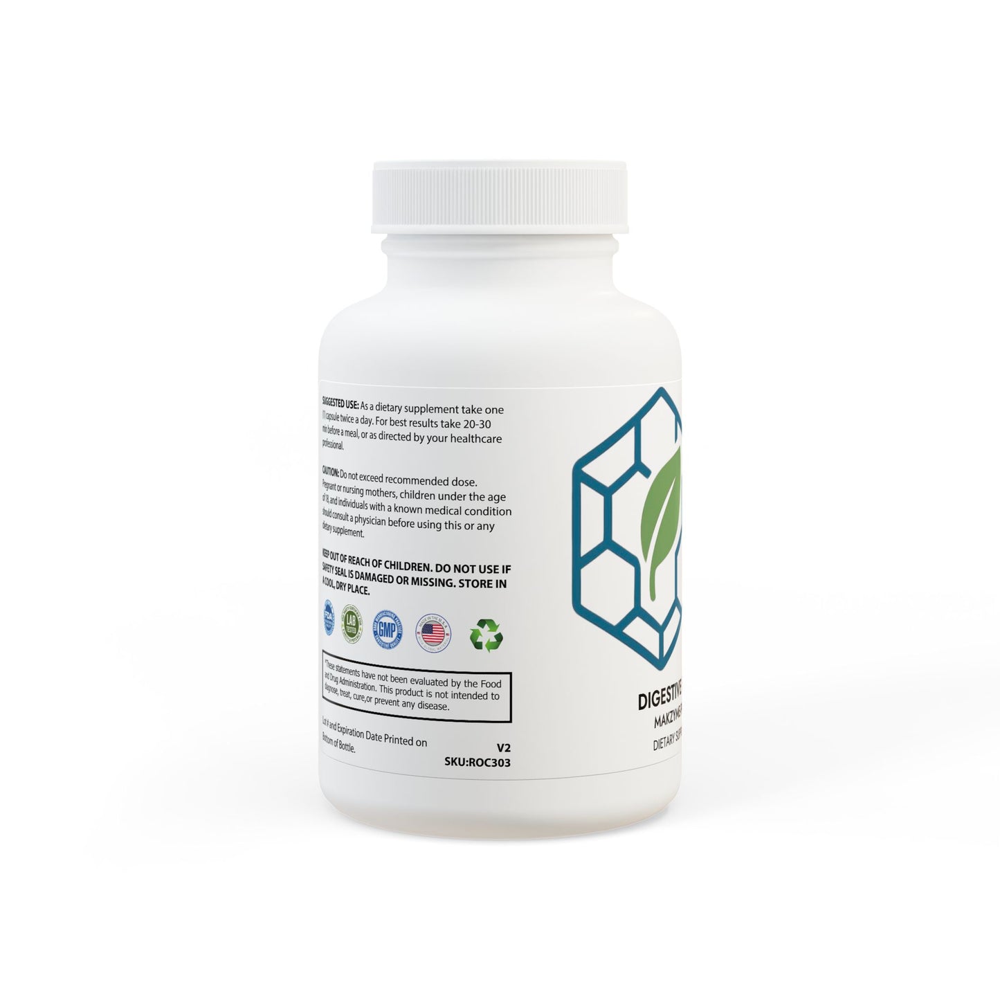 Matrix Health Digestive Enzyme Blend Supplement (60 Capsules)