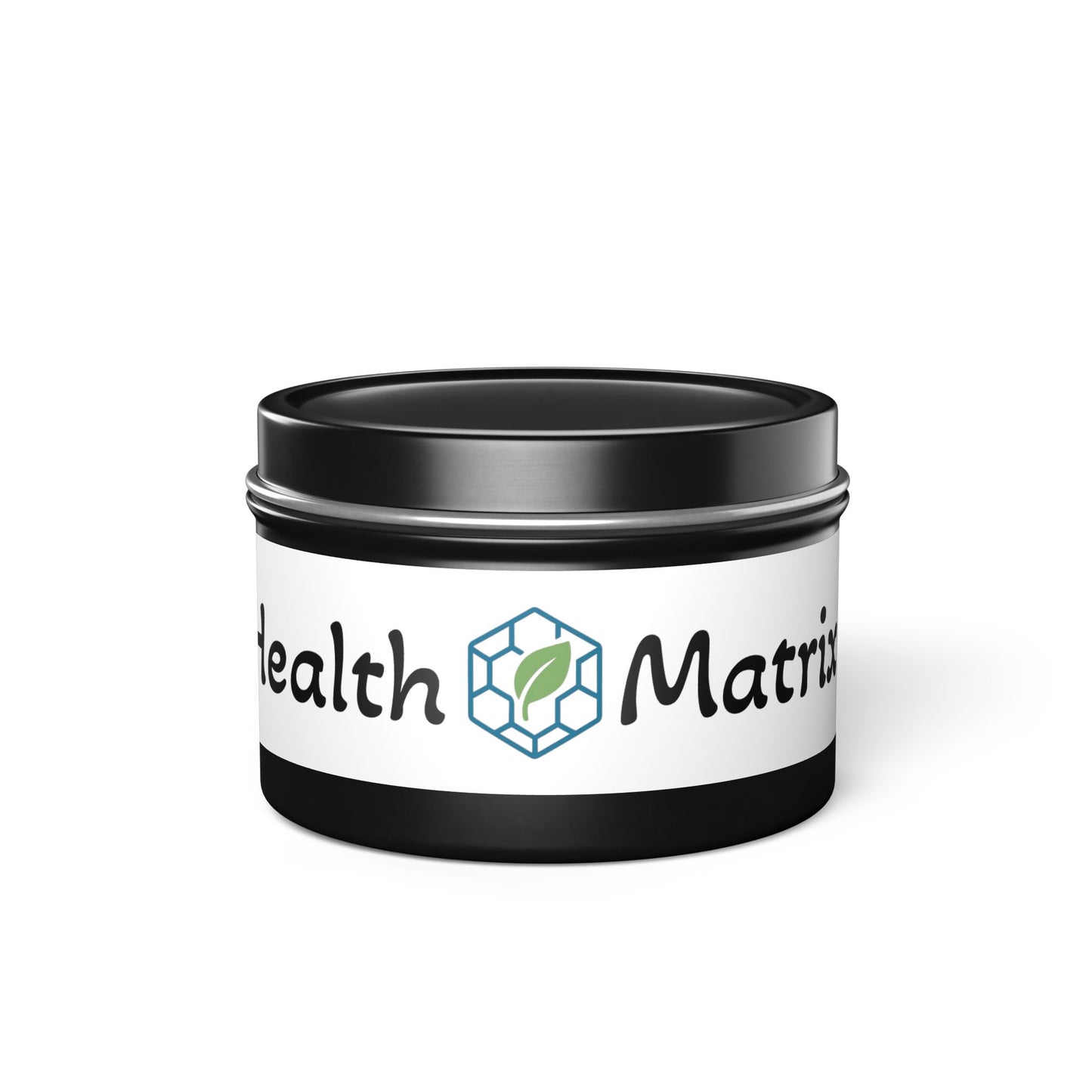 Eco-Friendly Tin Candles - Minimalist Black & White Design