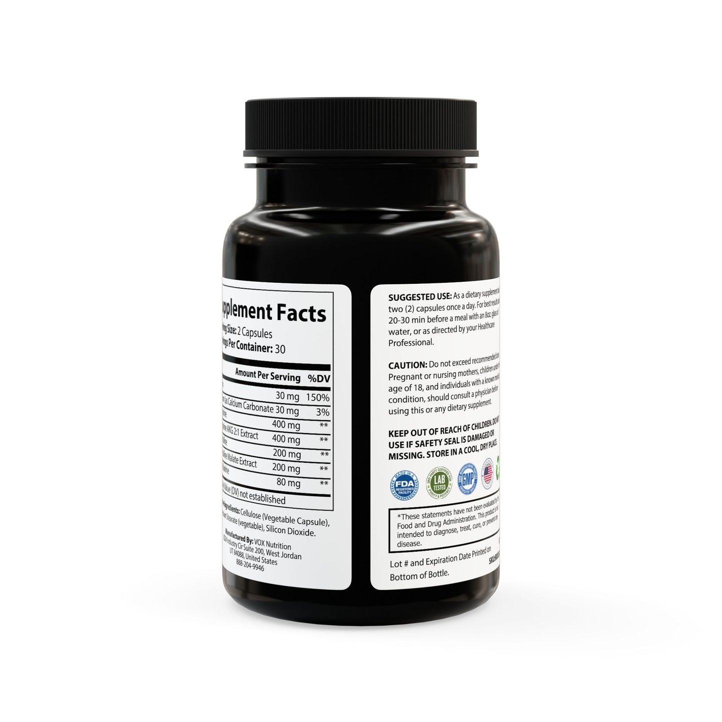 Matrix Health L-Arginine Supplement (60 Capsules)