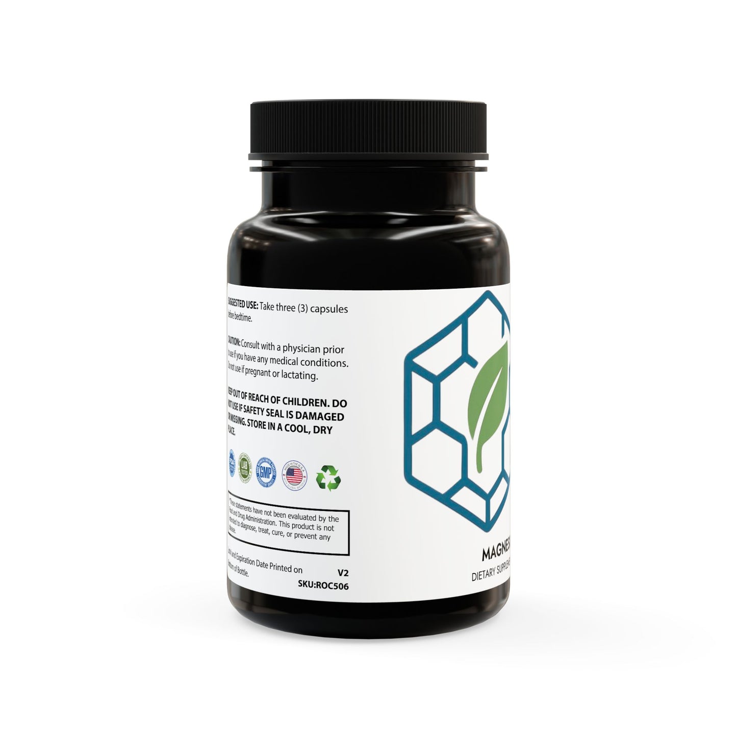 Matrix Health Magnesium Zinc Supplement (90 Capsules)
