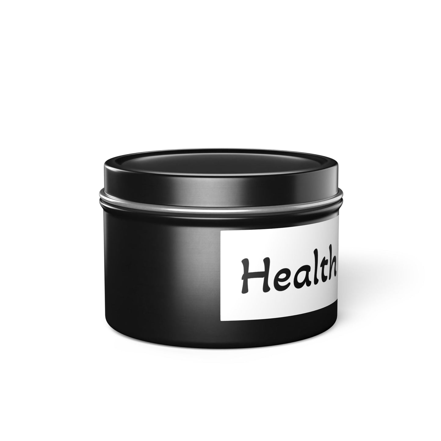 Eco-Friendly Tin Candles - Minimalist Black & White Design