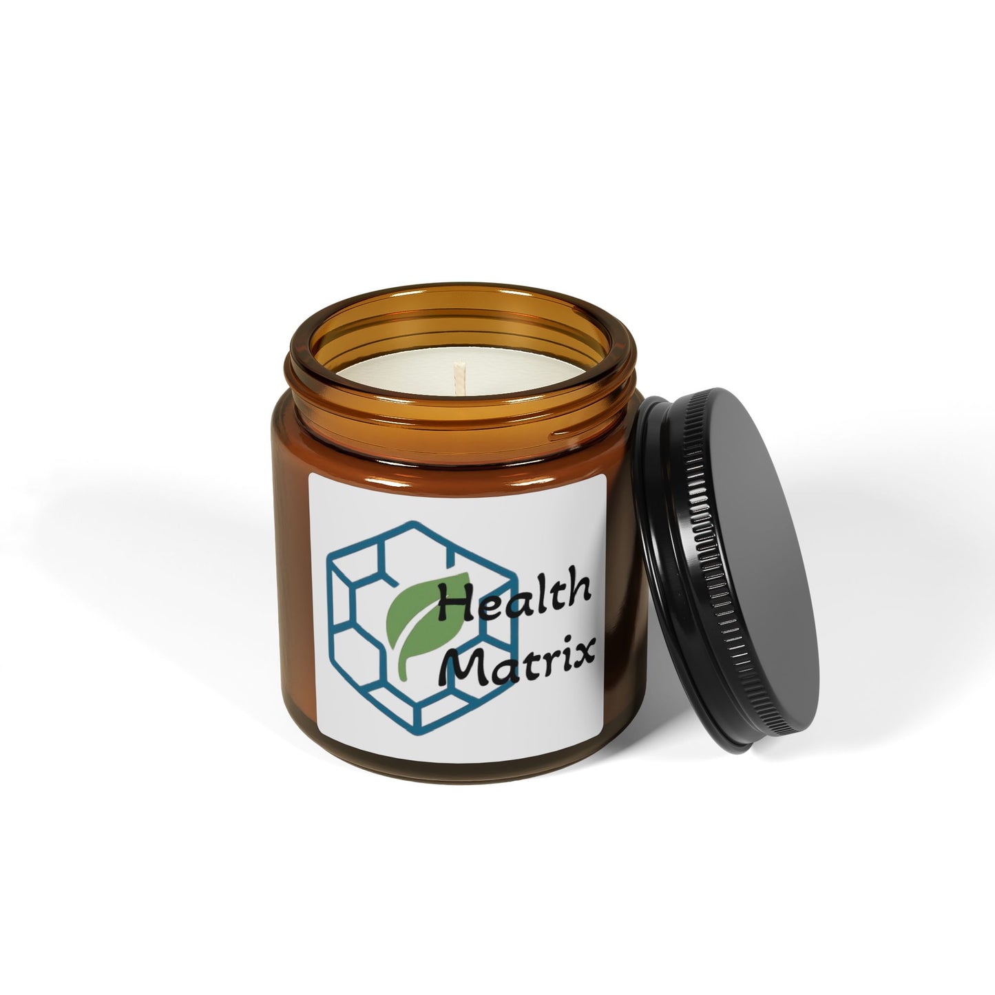Matrix Health Soy Candle (Multi-Size, Amber Jar)