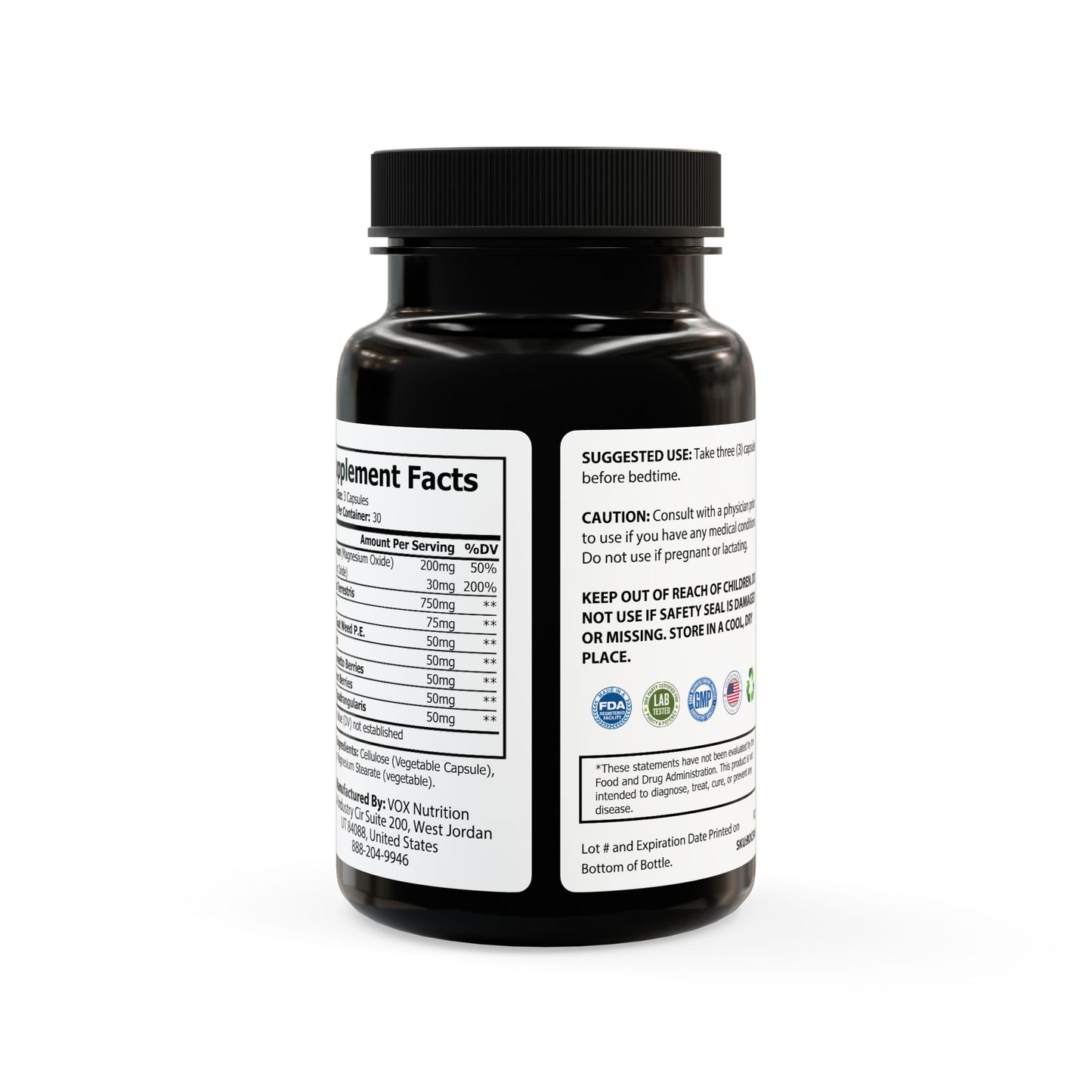 Matrix Health Magnesium Zinc Supplement (90 Capsules)