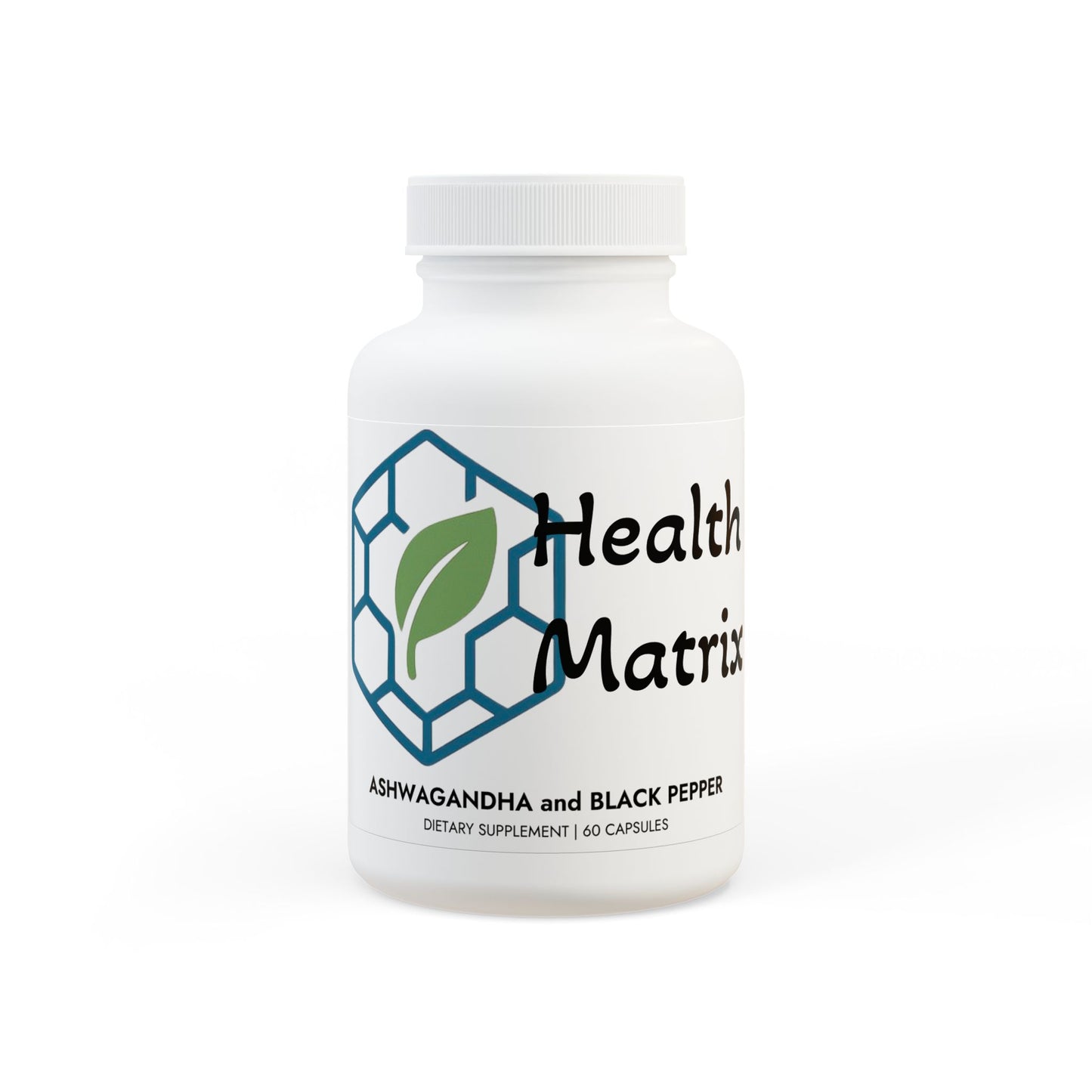 Matrix Health Ashwagandha and Black Pepper Supplement (60 capsules)