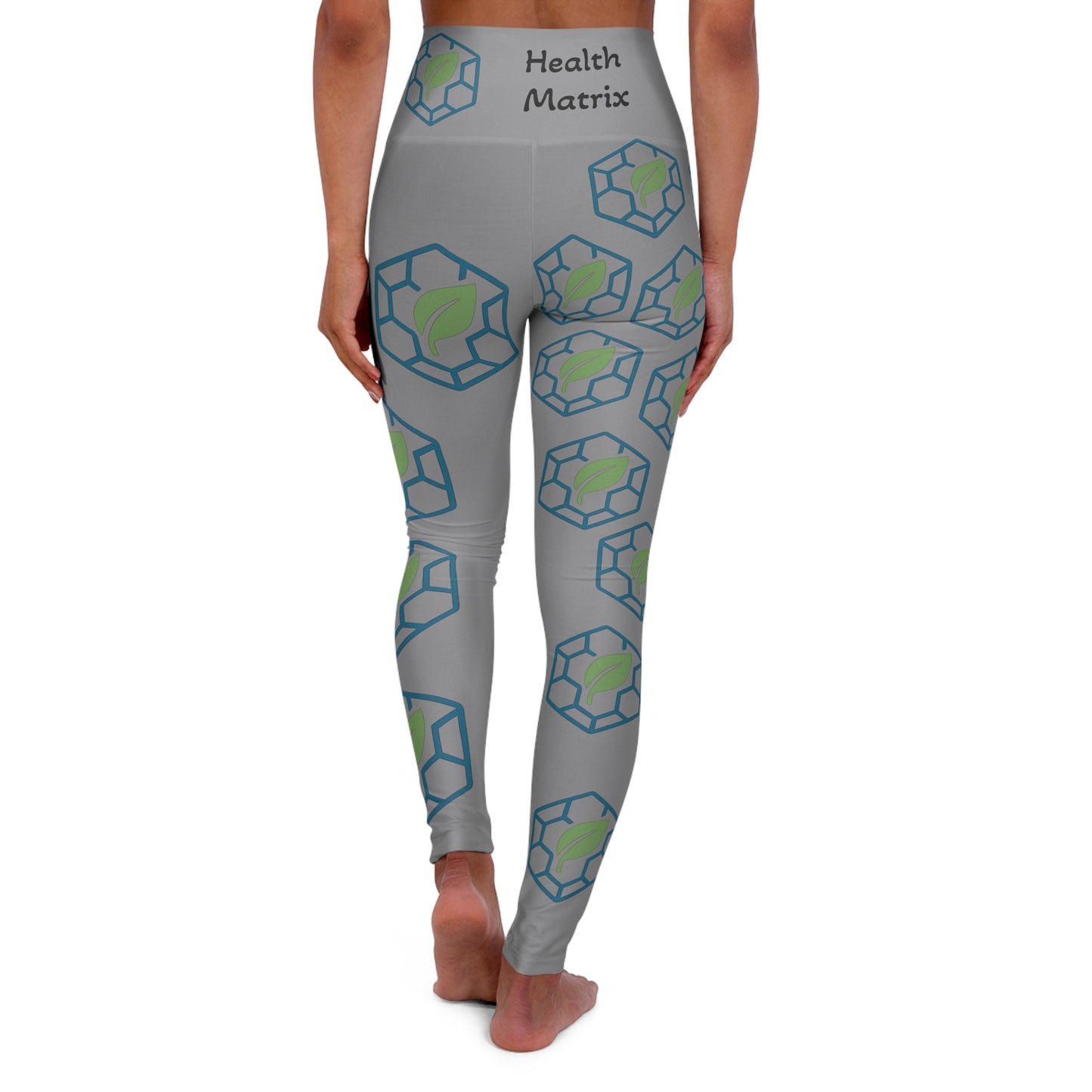 Matrix Health High Waisted Yoga Leggings (AOP)