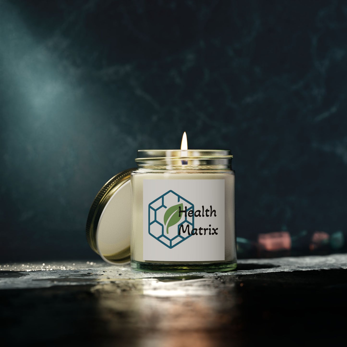 Matrix Health Scented Candles, Coconut Apricot Wax (4oz, 9oz)