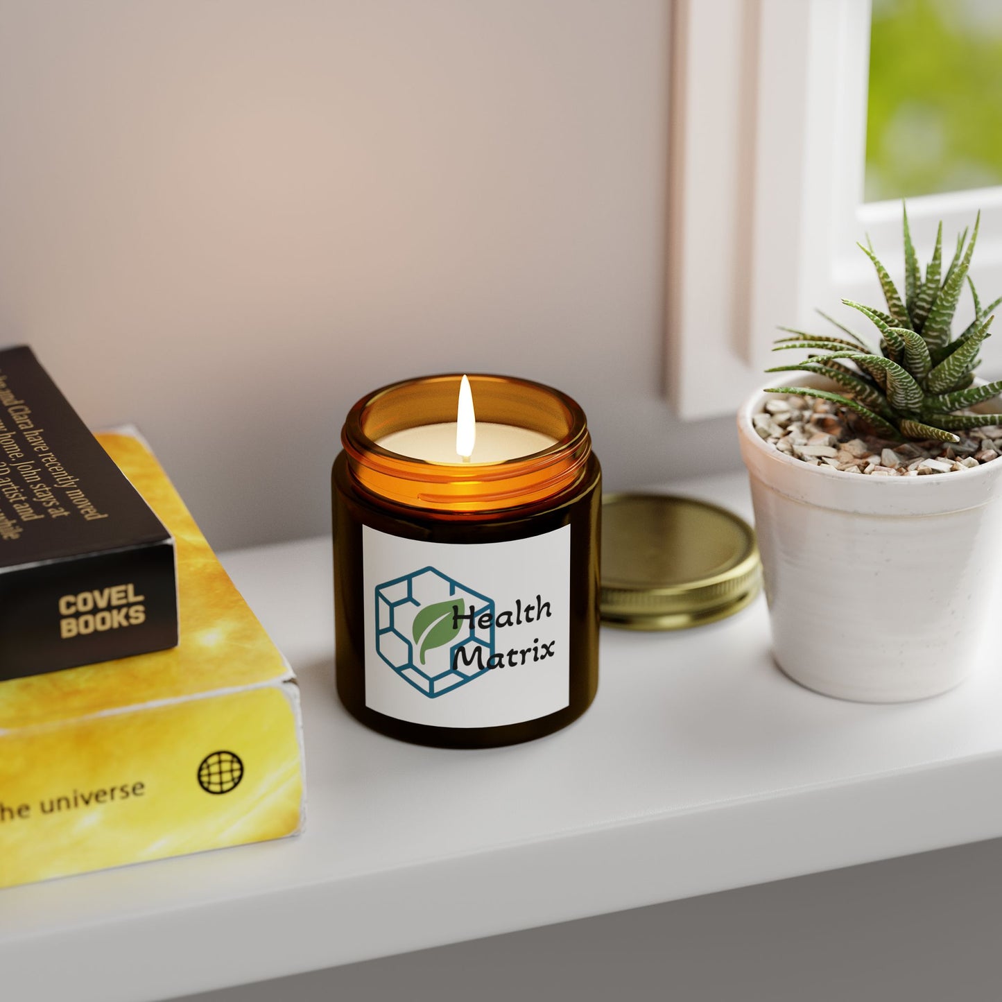 Matrix Health Scented Candles, Coconut Apricot Wax (4oz, 9oz)
