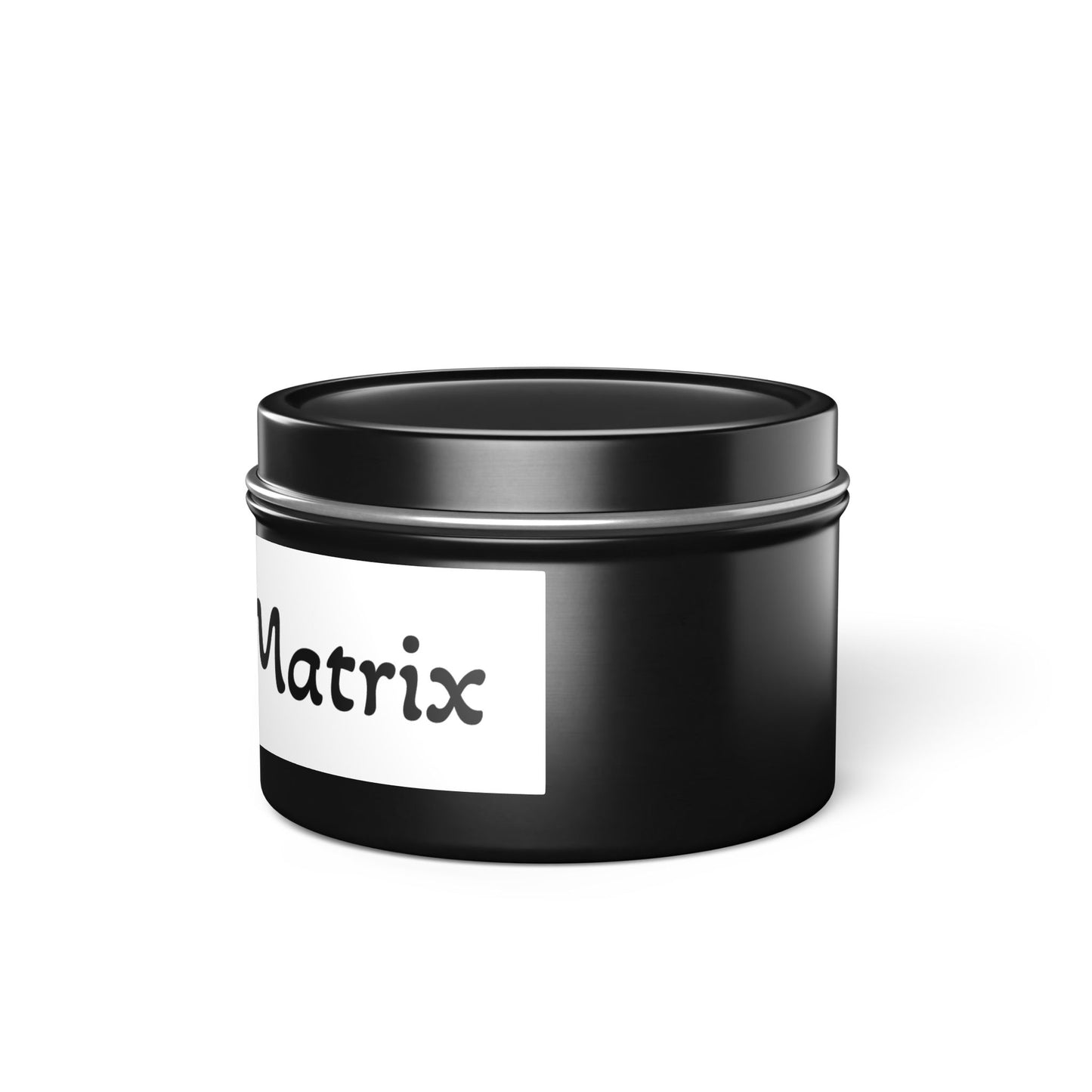Eco-Friendly Tin Candles - Minimalist Black & White Design