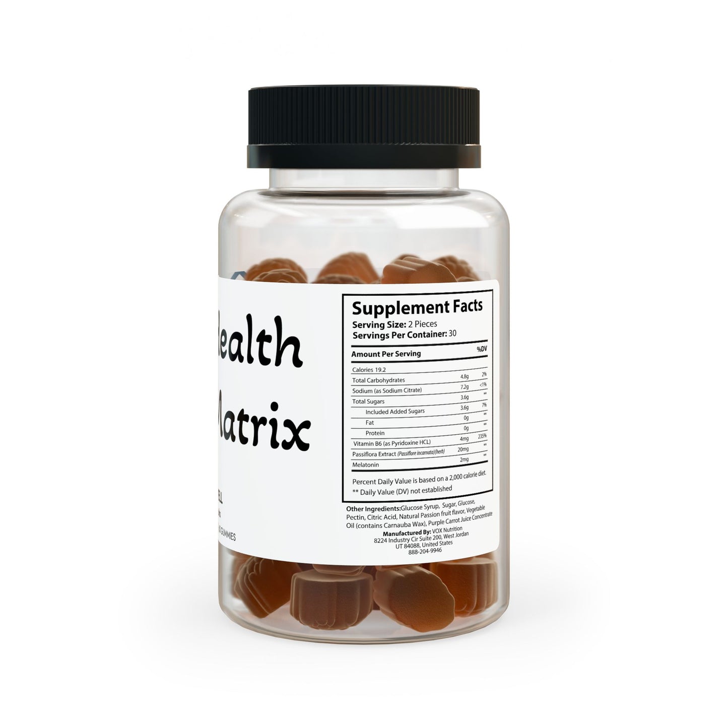 Matrix Health Sleep Well Gummies (60 Gummies)