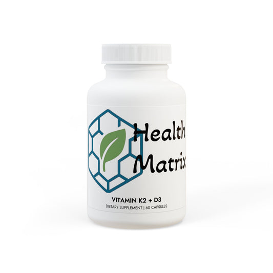 Matrix Health Vitamin K2 + D3 Supplement (60 Capsules)