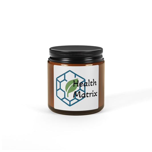 Matrix Health Soy Candle (Multi-Size, Amber Jar)