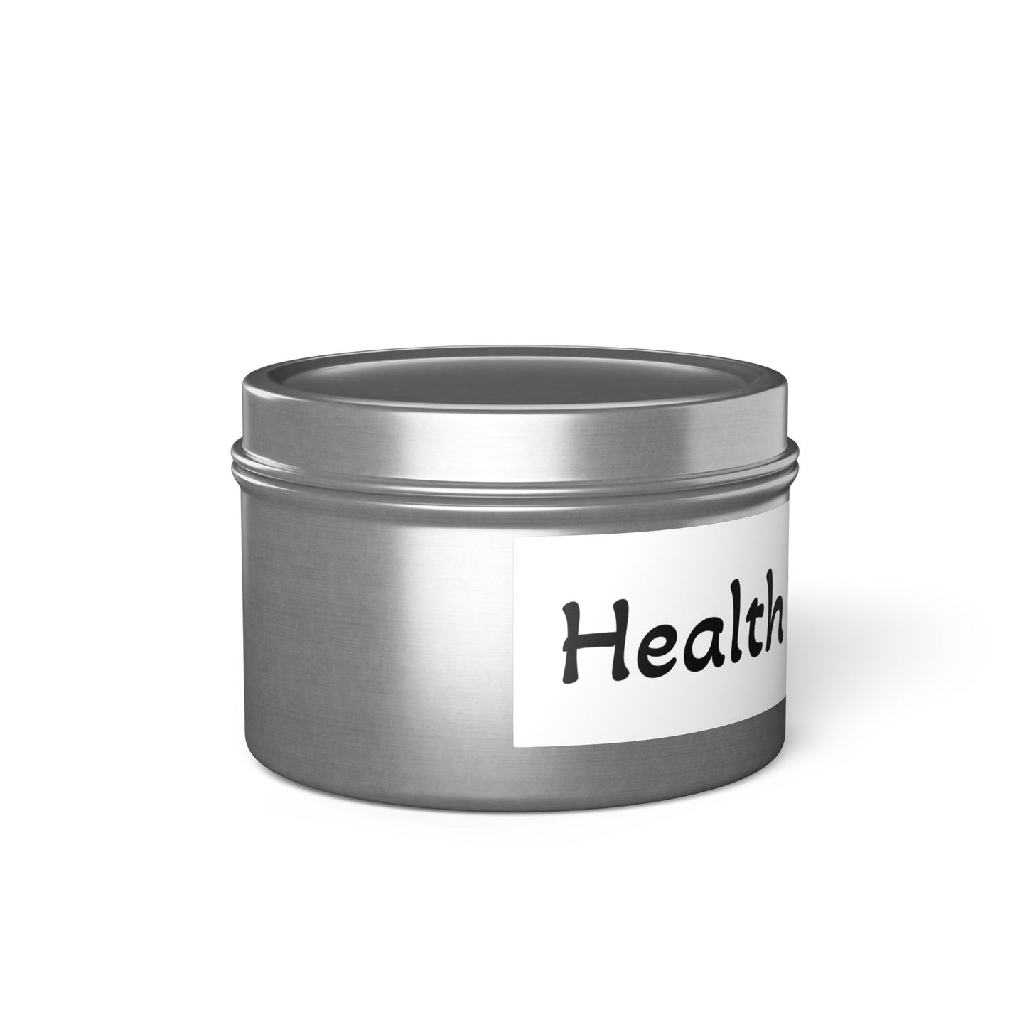 Eco-Friendly Tin Candles - Minimalist Black & White Design