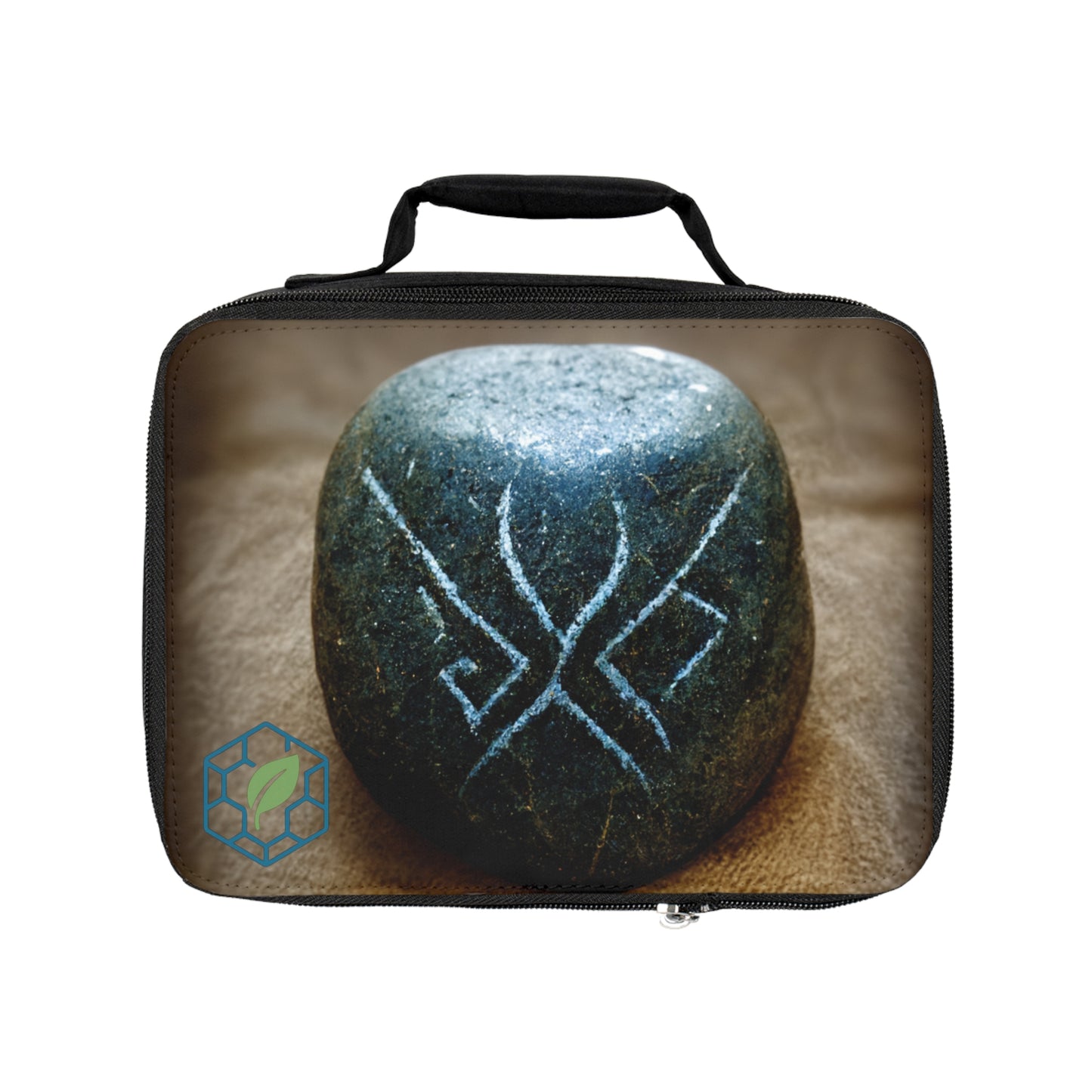 Health Matrix Lunch Bag with Stone Design for Eco-Friendly Meals