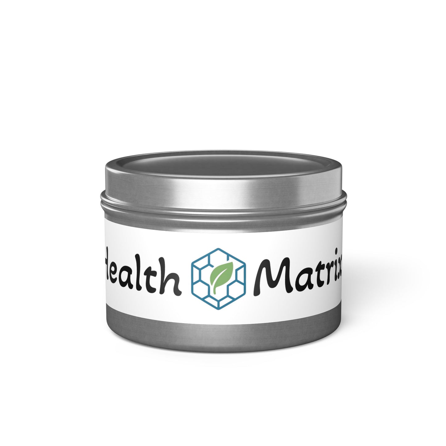 Eco-Friendly Tin Candles - Minimalist Black & White Design