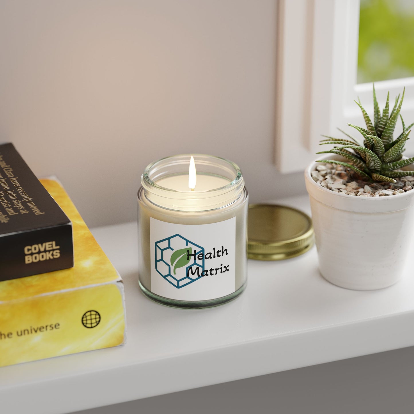 Matrix Health Scented Candles, Coconut Apricot Wax (4oz, 9oz)